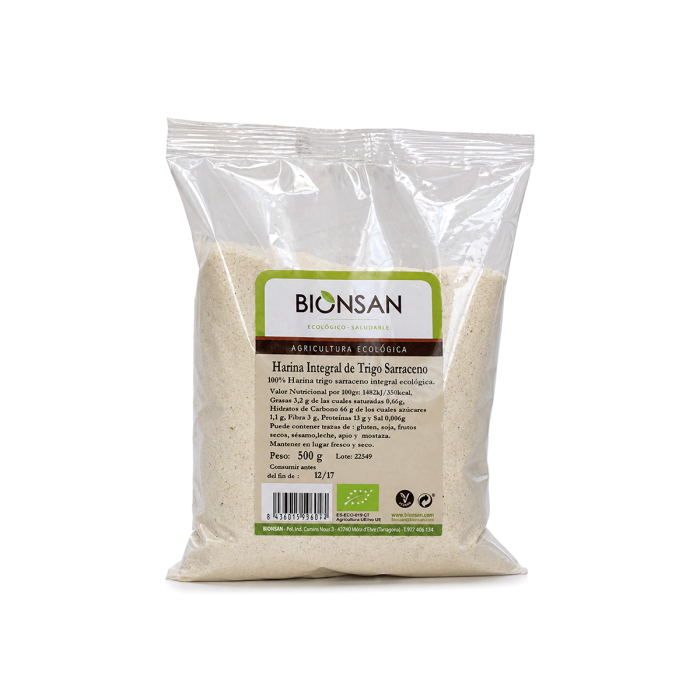 Harina de Trigo Sarraceno Eco, 500g.