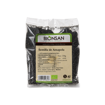 Semillas de Amapola Eco, 150g.