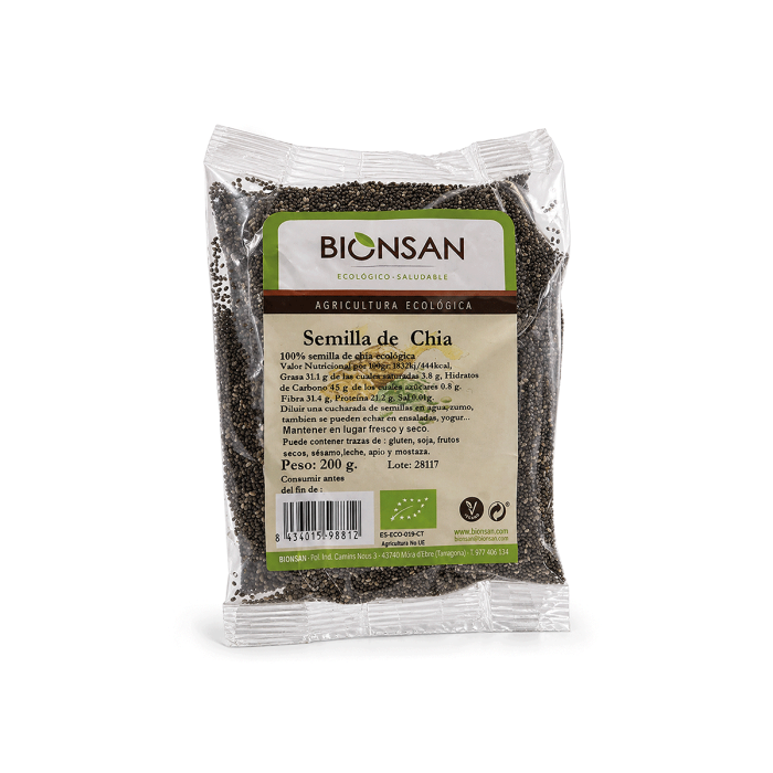 Semilla de Chia Bio, 150g.