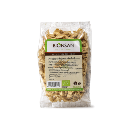 Soja texturizada Gruesa Bio, 150g.