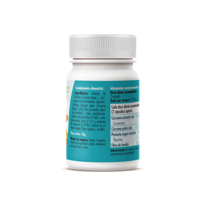 Curcumin, 60 Cápsulas de 550mg. 2
