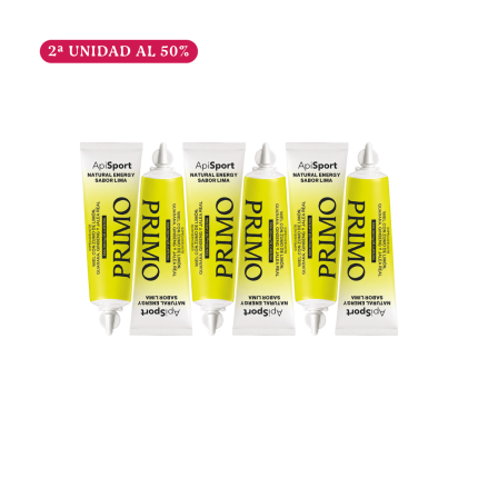 Gel Energético Apisport Sabor Lima, Caja 6 tubos Primo Oferta