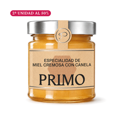 Especialidad de Miel Cremosa con Canela, 250g. Primo Oferta