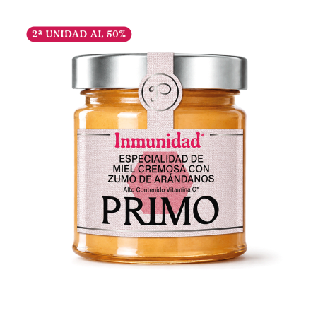 Especialidad de Miel Cremosa con Arándanos, 250g. Primo Oferta