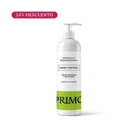Crema corporal de Propóleo con Rosa Mosqueta. Regeneradora, 500ml. Primo Oferta