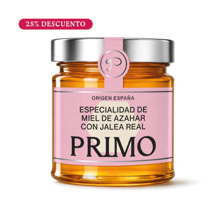 Especialidad de Miel de Azahar con Jalea Real, 250g. Primo Oferta