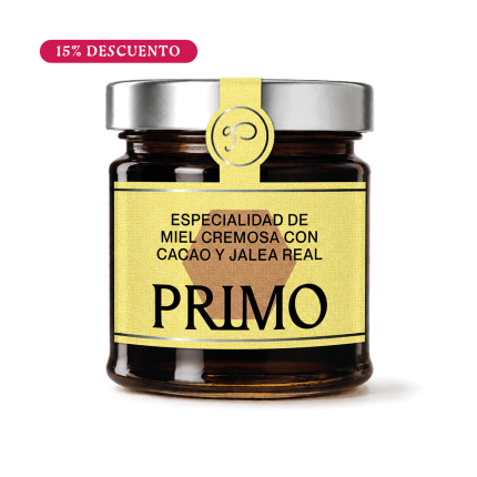 Especialidad de Miel Cremosa con Cacao y Jalea Real, 250g. Primo Oferta