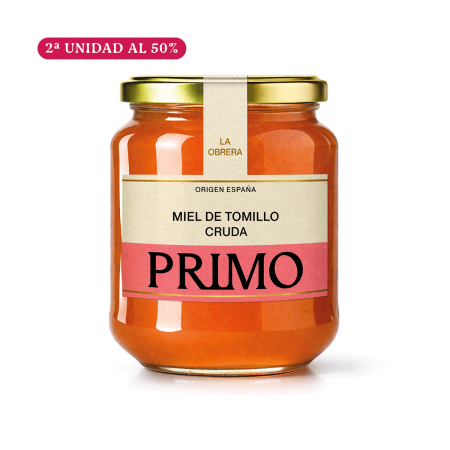 Miel de Tomillo Cruda, 950g. Primo Oferta