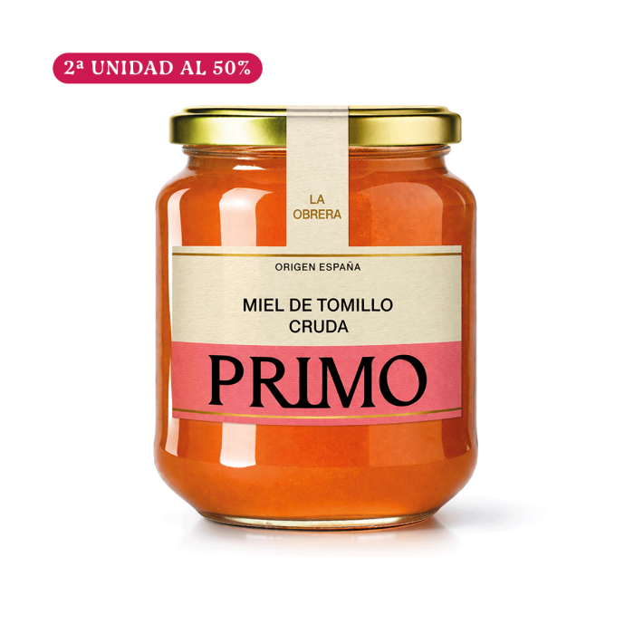 Miel de Tomillo Cruda, 950g. Primo Oferta
