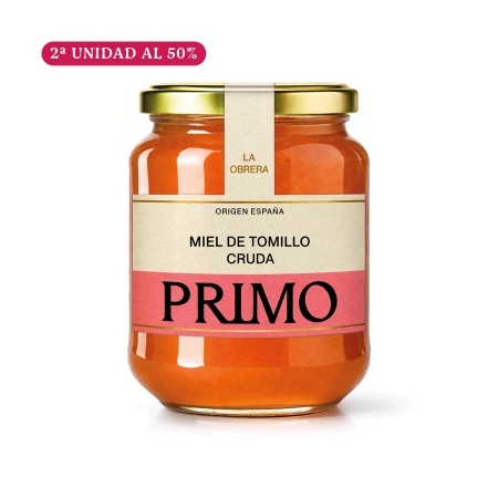 Miel de Tomillo Cruda, 500g. Primo oferta