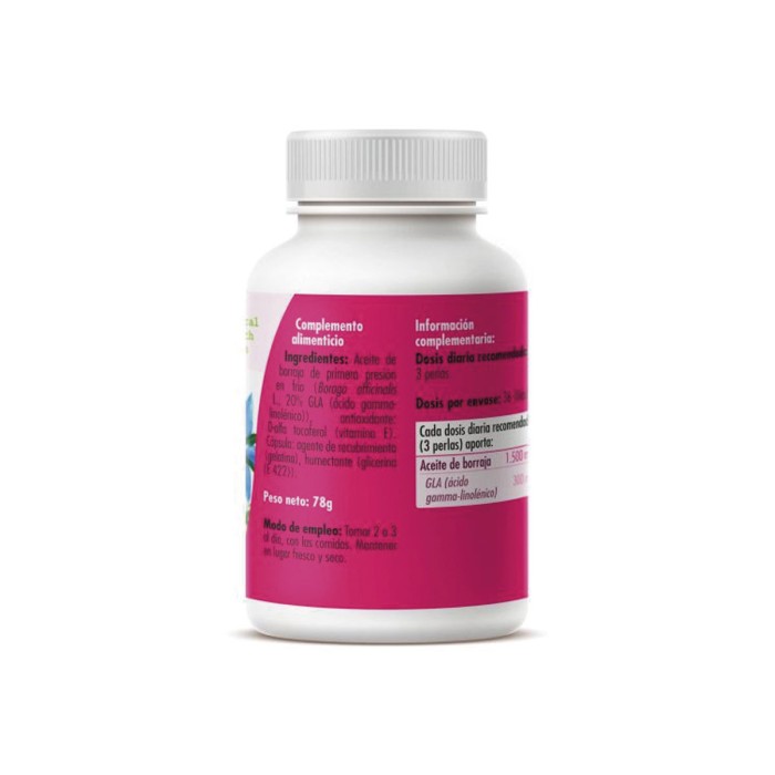 Borraja, 110 Perlas de 710mg. 3