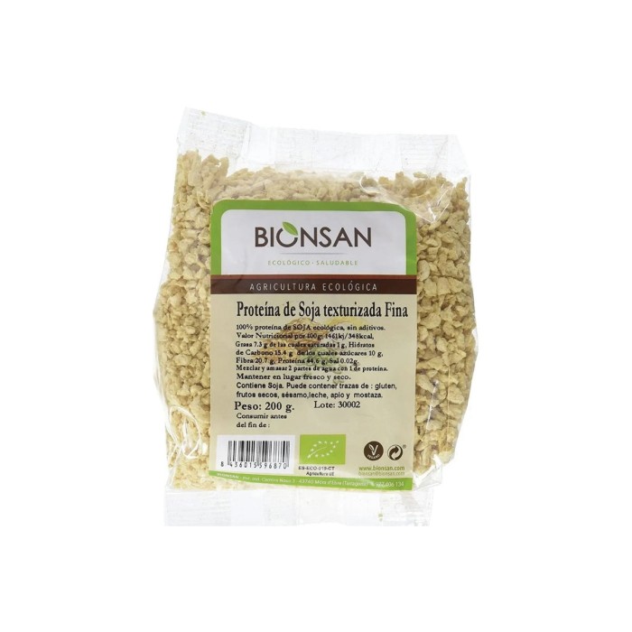 Soja texturizada Fina Bio, 200g.