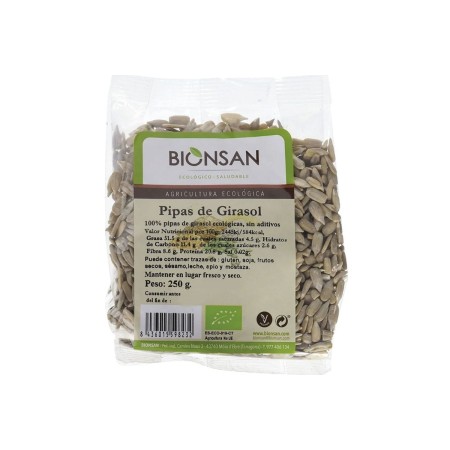 Pipas de girasol Eco, 250g.