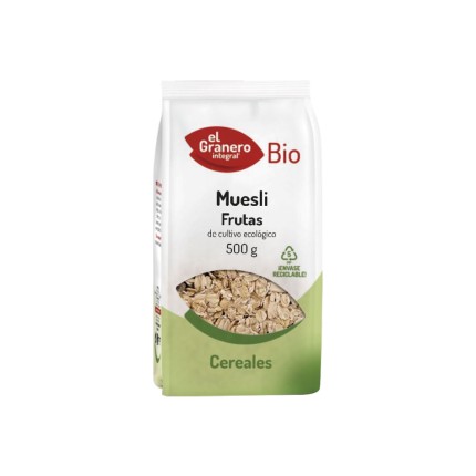 Muesli frutas Bio, 500g.