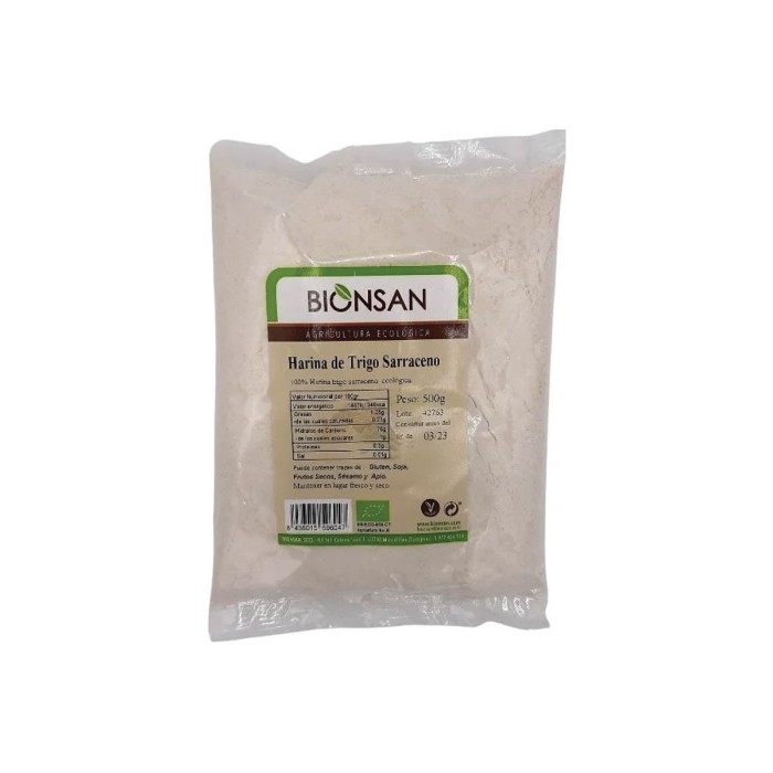 Harina de Trigo Sarraceno Eco, 500g.