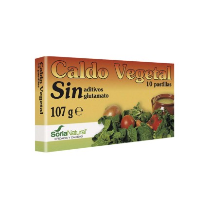 Caldo Vegetal, 10 pastillas