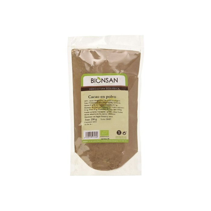 Cacao en polvo Eco, 250g.
