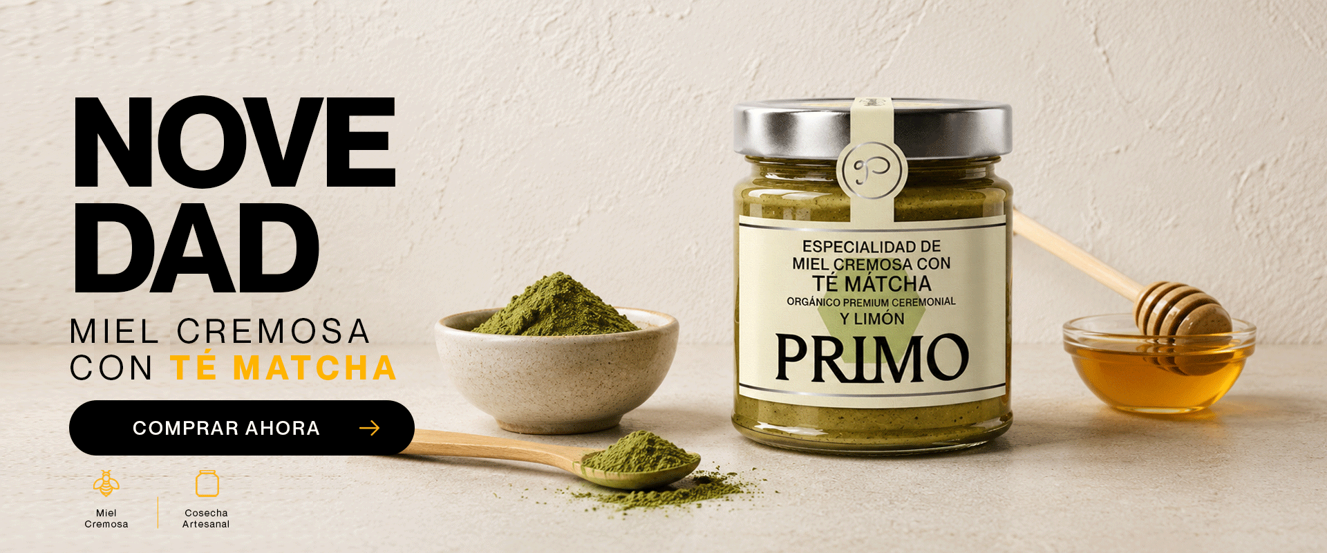 Novedad Miel con Matcha